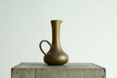 Antique Jug in Heavy Solid Cast Brass 19th Century - 4395642