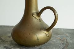 Antique Jug in Heavy Solid Cast Brass 19th Century - 4395888
