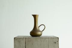 Antique Jug in Heavy Solid Cast Brass 19th Century - 4395891