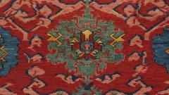 Antique Karabagh Caucasian Soumak kilim Rug 51 x 64  - 3958580