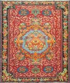 Antique Karabagh Caucasian Soumak kilim Rug 51 x 64  - 3959472