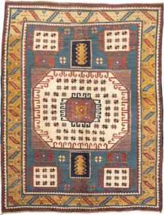 Antique Karachov Kazak Rug 5 5 x 6 10  - 4321097