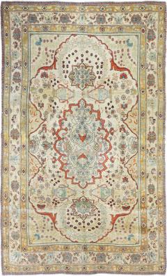 Antique Kashan Rug 4 3 x 7 2  - 4318833