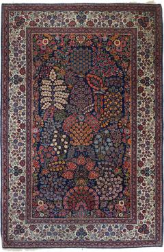 Antique Kashan Rug 4 5 x 6 9  - 4327783