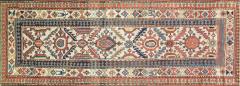 Antique Kazak Caucasian Runner 310 x 111  - 4004841