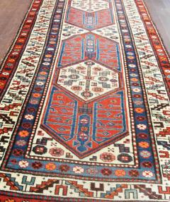 Antique Kazak Kurdish Runner 36 x 134  - 3961440