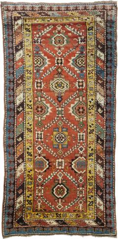 Antique Kazak Rug 3 8 x 8 1  - 4332360