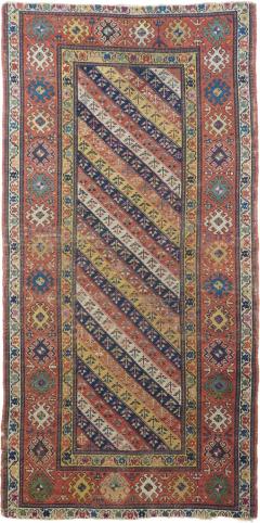 Antique Kazak Rug 3 9 x 7 7  - 4460932