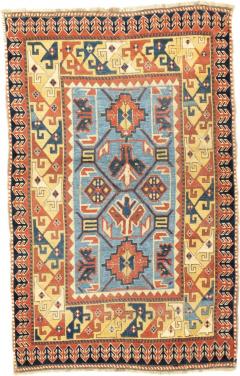 Antique Kazak Rug 35 x 52 - 4355689