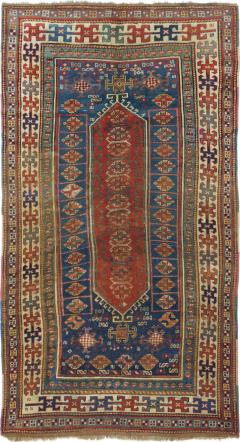Antique Kazak Rug 4 4 x 7 9  - 4405415
