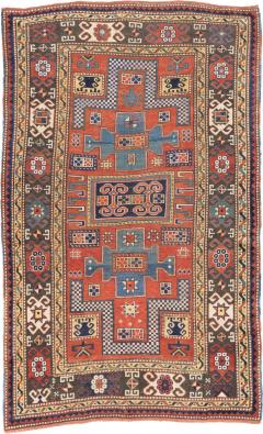 Antique Kazak Rug 46 x 72 - 4334634
