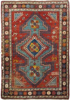 Antique Kazak Rug 5 4 x 8 1  - 4405382