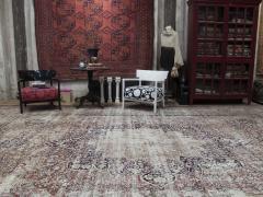 Antique Kerman Carpet with Wear DK 116 8  - 2289976