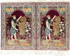 Antique Kerman Rug 2 9 x 4 2  - 4405291