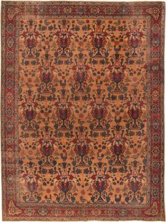 Antique Kerman Rug 8 10 x 11 11  - 4327814