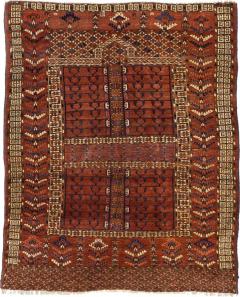 Antique Khachli Bokhara Rug 43 x 51  - 4269285