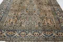 Antique Khorassan Botanic Design Handmade Wool Rug - 2447872