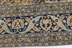 Antique Khorassan Botanic Design Handmade Wool Rug - 2447874