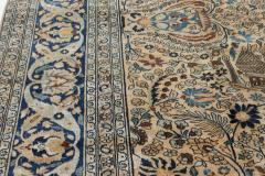 Antique Khorassan Botanic Design Handmade Wool Rug - 2447876