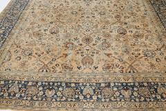 Antique Khorassan Botanic Design Handmade Wool Rug - 2465076