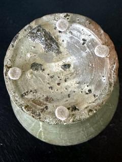 Antique Korean Celadon Ceramic Meiping Vase with Slip Inlay Goryeo Dynasty - 4439891