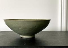 Antique Korean Ceramic Bowl with Carved Design Goryeo Dynasty - 2071433