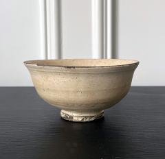 Antique Korean Ceramic Komogai Chawan with Tamagode Glaze - 2876232