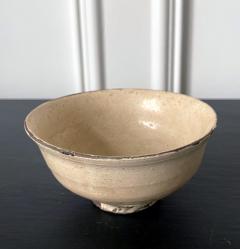 Antique Korean Ceramic Komogai Chawan with Tamagode Glaze - 2876235