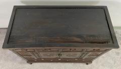 Antique Korean Tansu Butterfly Cabinet or Chest Elm Wood with Brass Inlay - 2917242