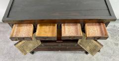 Antique Korean Tansu Butterfly Cabinet or Chest Elm Wood with Brass Inlay - 2917245