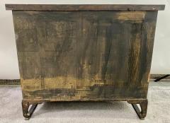 Antique Korean Tansu Butterfly Cabinet or Chest Elm Wood with Brass Inlay - 2917247