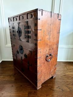 Antique Korean Two Level Wood Chest Jeon Ju Jang - 4576303