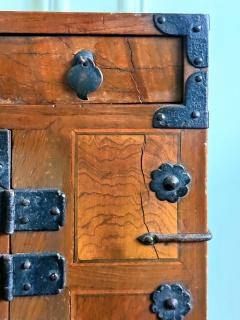 Antique Korean Two Level Wood Chest Jeon Ju Jang - 4576309