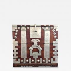 Antique Korean Wedding Bandaji Chest Pyongyang Joseon Dynasty - 4116719