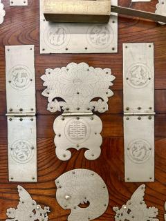 Antique Korean Wedding Bandaji Chest Pyongyang Joseon Dynasty - 4647767