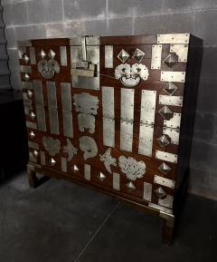 Antique Korean Wedding Bandaji Chest Pyongyang Joseon Dynasty - 4647773