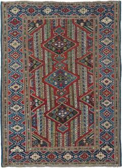 Antique Kuba Rug 3 3 x 4 6  - 4458649