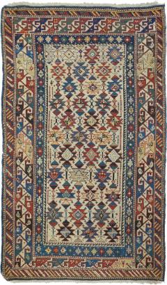 Antique Kuba Rug 3 5 x 5 9  - 4405301