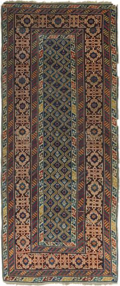 Antique Kuba Rug 3 7 x 8 3  - 4405251