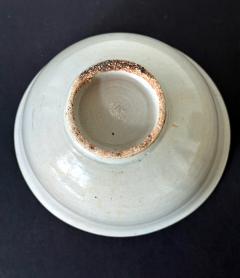 Antique Large Korean Ceramic White Bowl Joseon Dynasty - 3728960