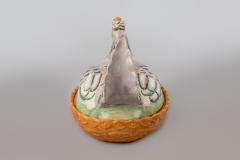 Antique Large Staffordshire Hen on Nest - 814486