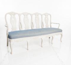 Antique Late 19th Century Swedish Rococo Bench - 1537634