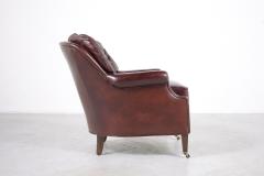 Antique Leather Chesterfield Armchair - 2832182