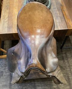 Antique Leather Riding Saddle Circa 1920 - 3672903