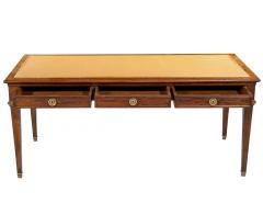 Antique Leather Top French Louis XVI Style Writing Desk - 4410777