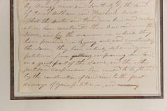 Antique Letters with Central Oval Portrait in a Wooden Frame - 4517335