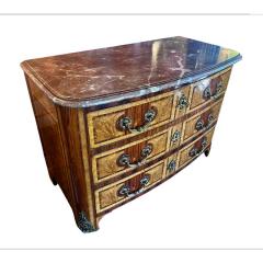 Antique Louis XIV Kingwood Inlaid Parquetry Chest of Drawers Commode - 4324645