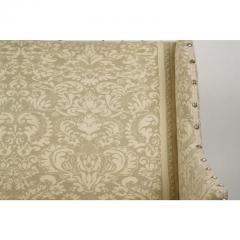 Antique Louis XIV Mahogany Settee W Fortuny Fabric - 3180921