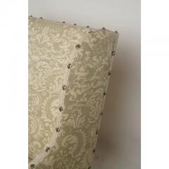 Antique Louis XIV Mahogany Settee W Fortuny Fabric - 3180980