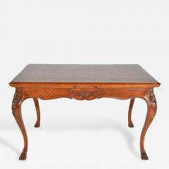 Antique Louis XIV Oak Dining Kitchen Library Table - 166059